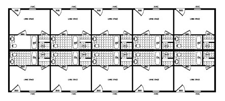 2220 sq. ft. 10 room motel